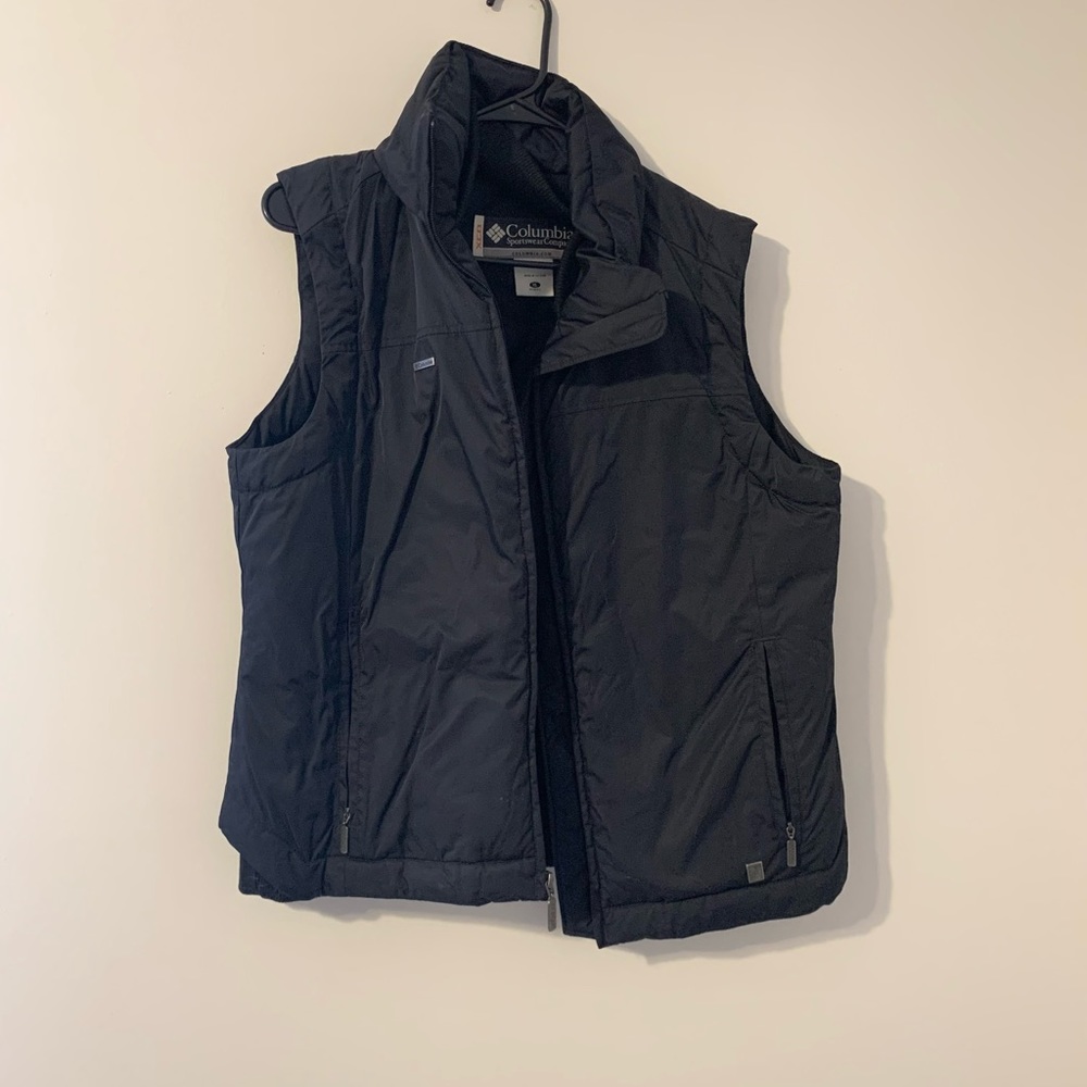 Black Columbia Puffer Vest